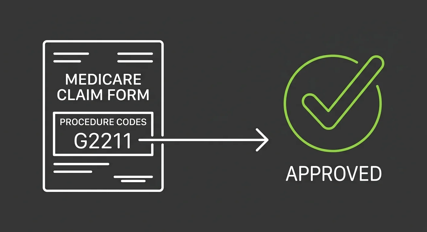 G2211 Medicare add-on code chiropractic reimbursement approval pathway