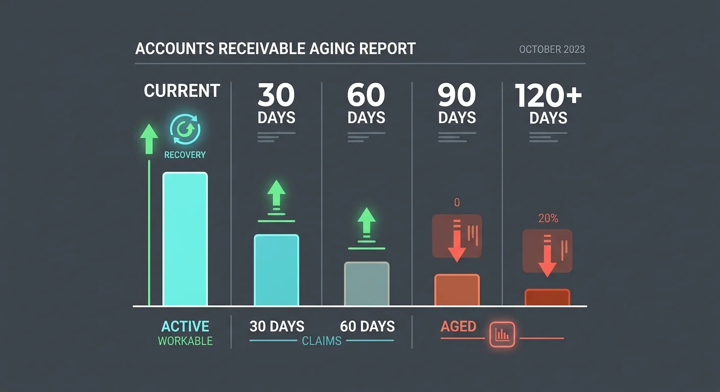 chiropractic accounts receivable aging report revenue recovery audit opportunity