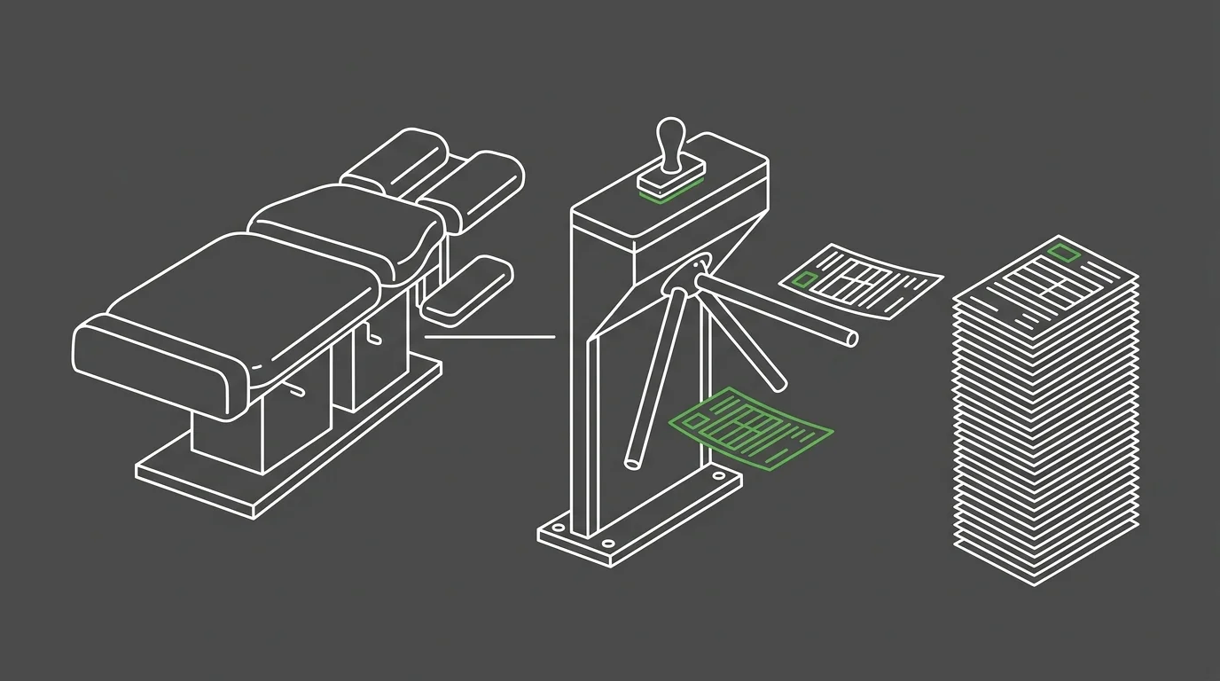 Chiropractic credentialing gateway between treatment and claim payment