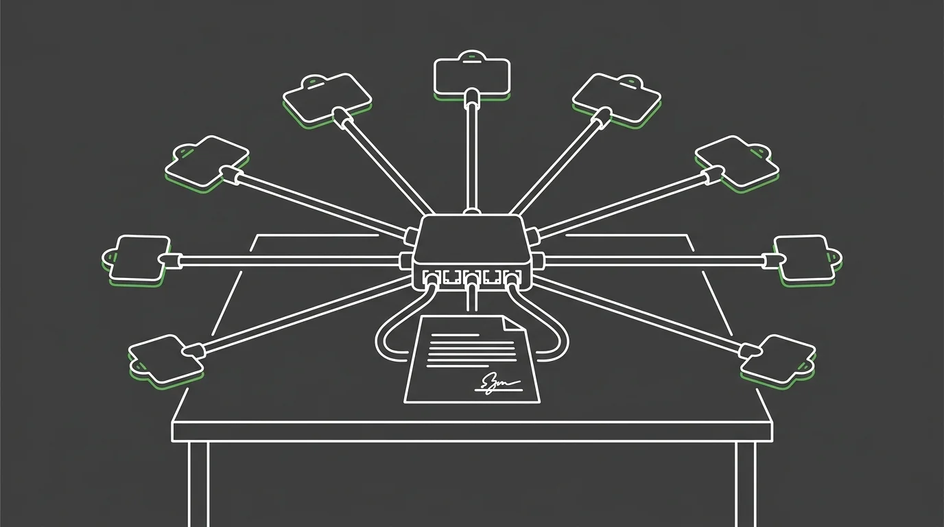 delegated credentialing hub connecting chiropractic providers to multiple