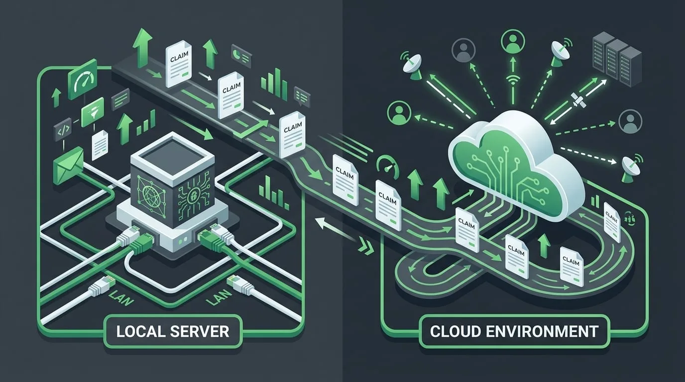 chirotouch server and cloud environments compared for high volume chiropractic billing performance and remote access
