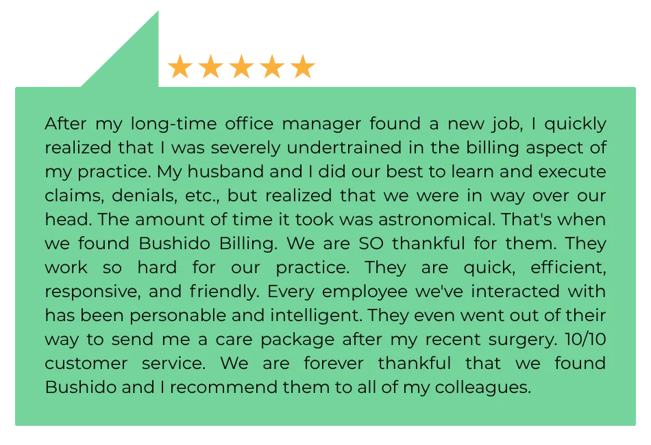 Five-star review from Rachel Fogarty