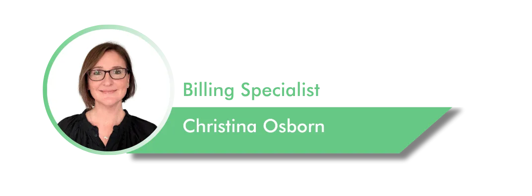 Christina Osborn, Billing Specialist at Bushido Billing