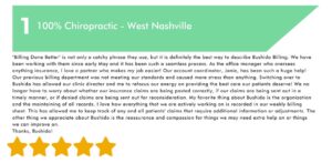 100% Chiropractic West Nashville Web Testimonial