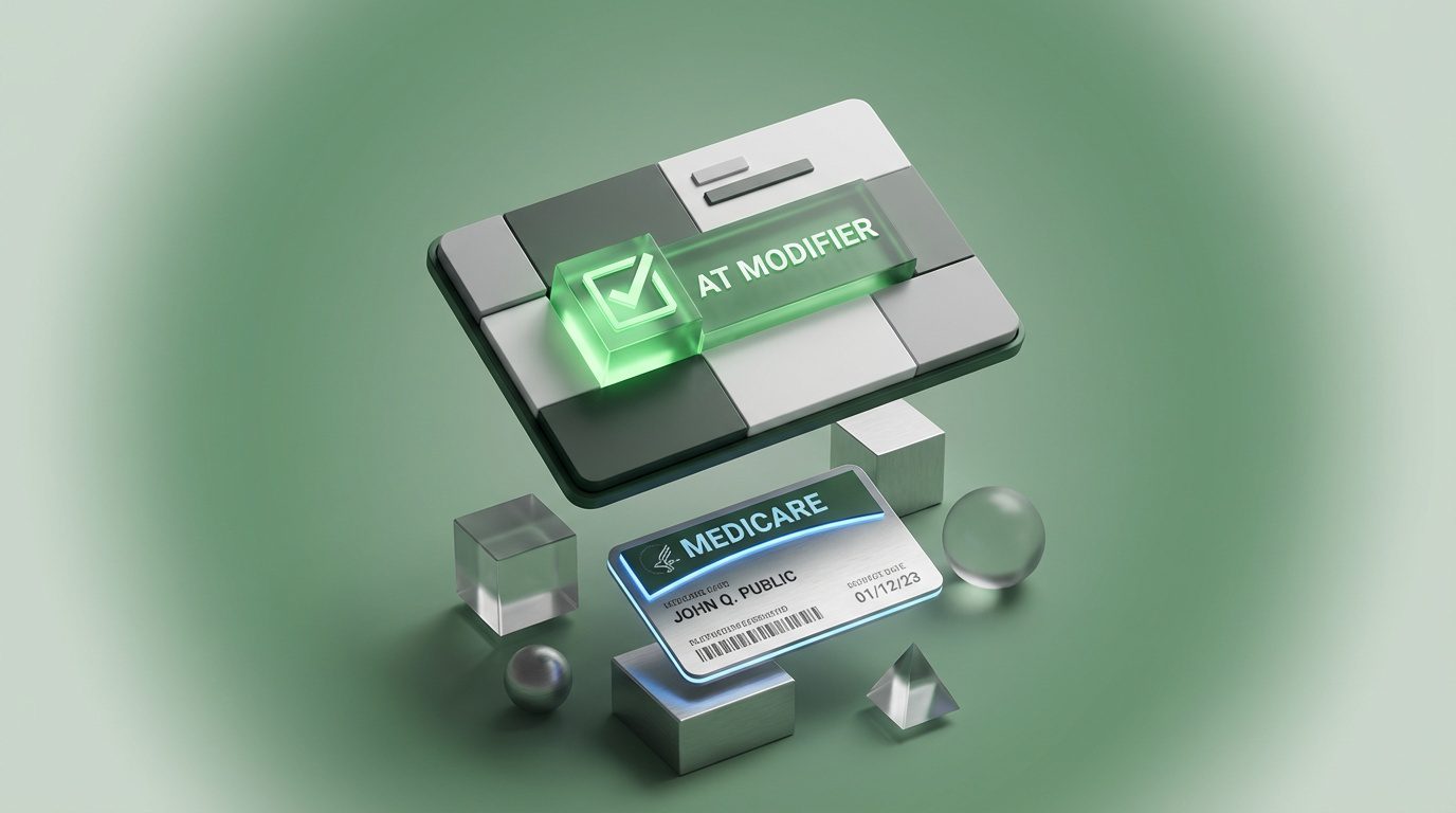 Medicare AT modifier requirement for chiropractic manipulation claims