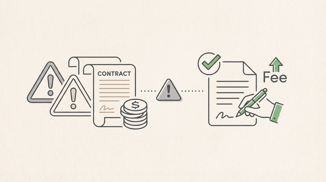 billing partner selection considerations including contracts and fee structures
