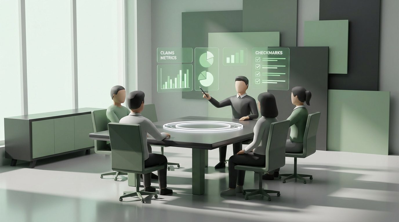 chiropractic billing discovery session with provider and billing specialist reviewing practice data