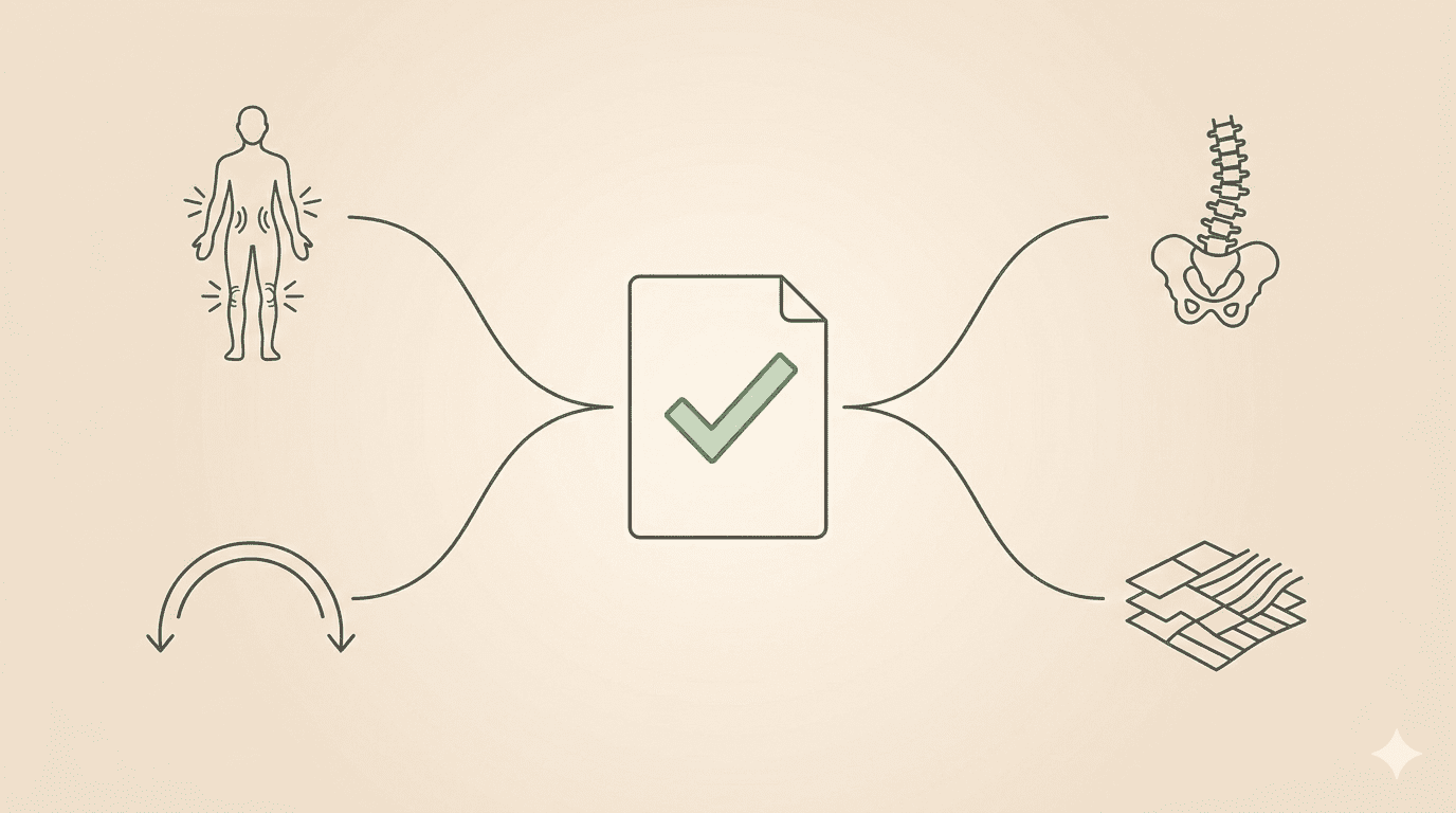 PART criteria components connecting to Medicare chiropractic claim approval documentation