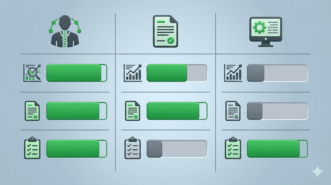 comparison dashboard for specialized DC biller versus standard billing versus automated chiropractic billing systems