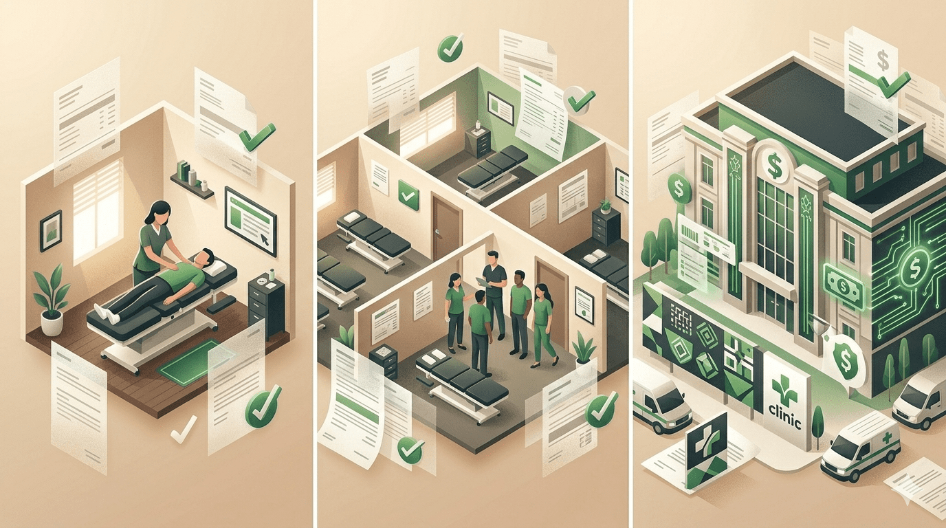 solo group and multi-location chiropractic clinics benefiting from platform agnostic billing services