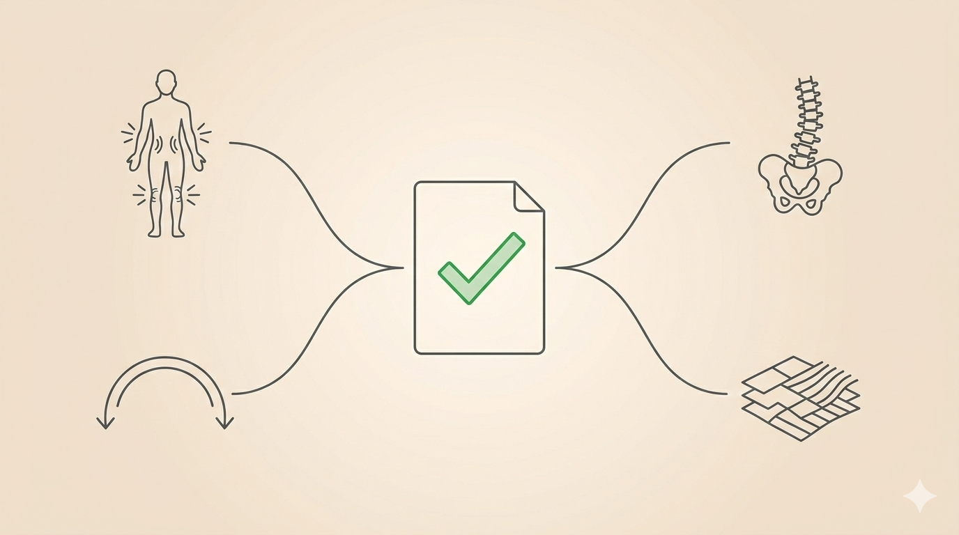 PART criteria components connecting to Medicare chiropractic claim approval documentation
