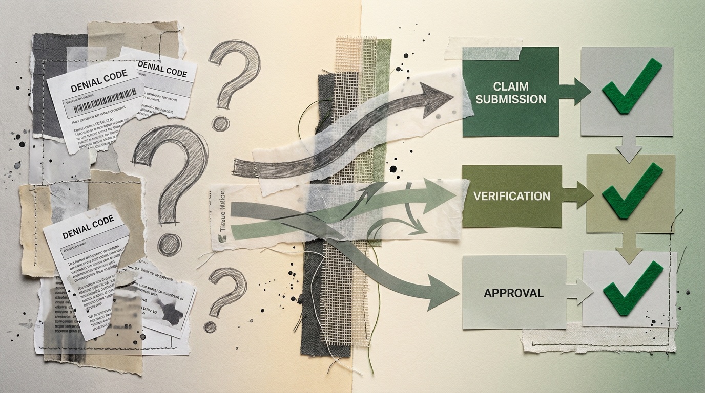 chiropractic claim denial codes transformation to approved claims workflow