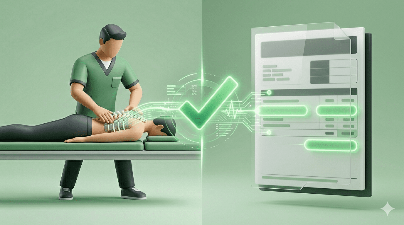 chiropractic-clinical-care-connecting-to-accurate-billing-documentation-with-approval-checkmark