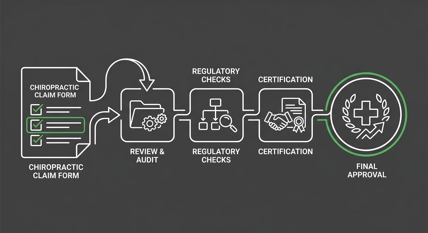 2026 auto insurance regulatory compliance pathway for chiropractic personal injury claims showing documentation requirements