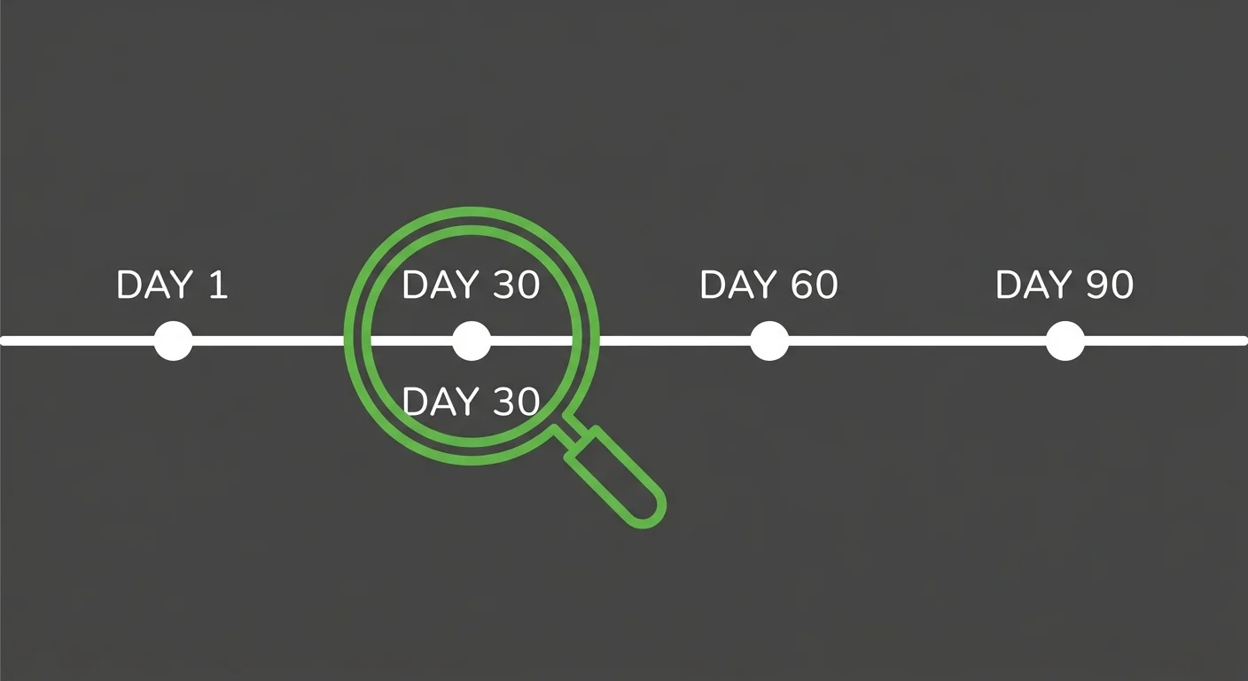 chiropractic billing 90 day diagnostic timeline with active transition checkpoints