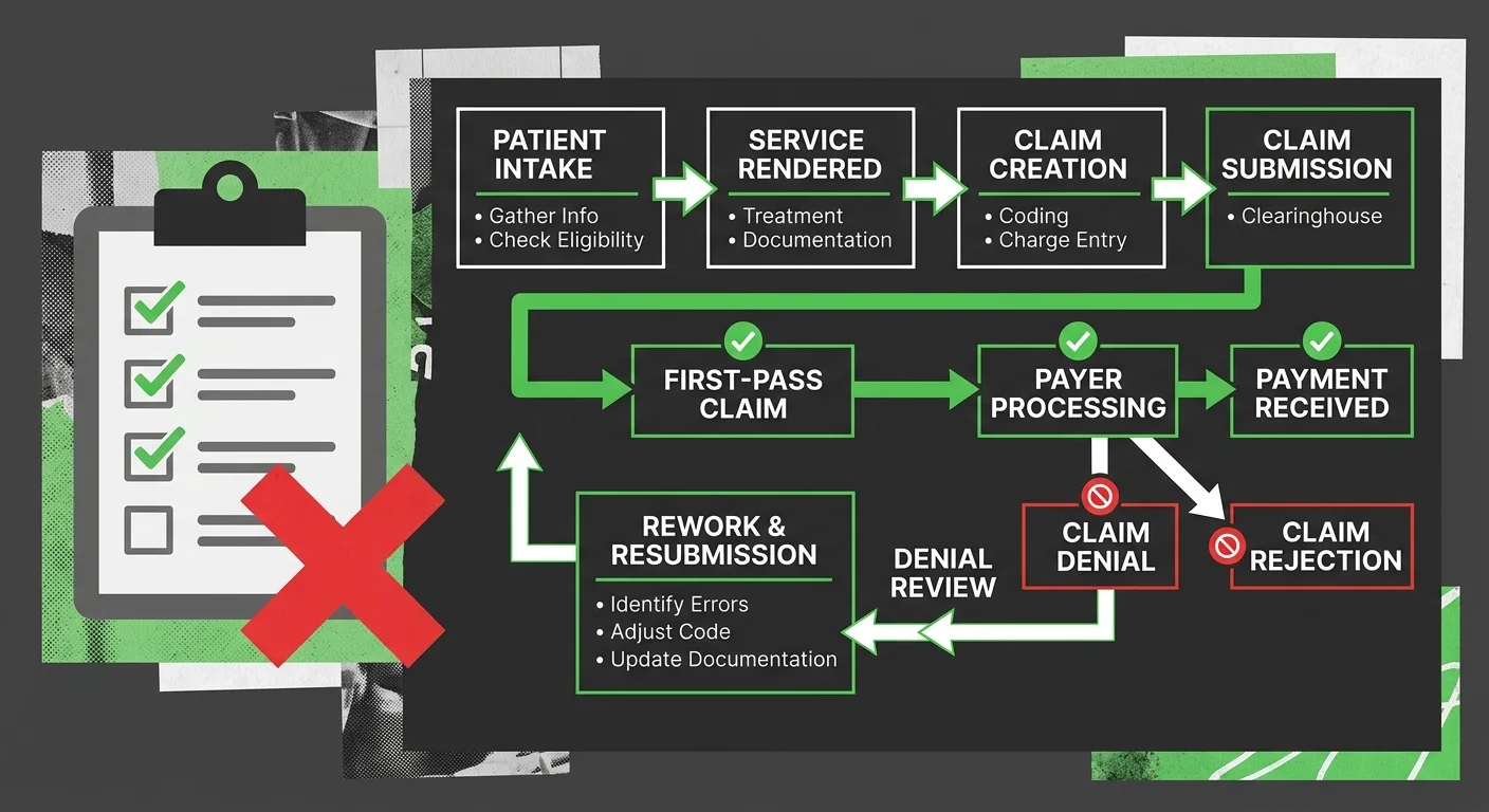 EHR platform checklist failure versus credentialing-first chiropractic billing workflow