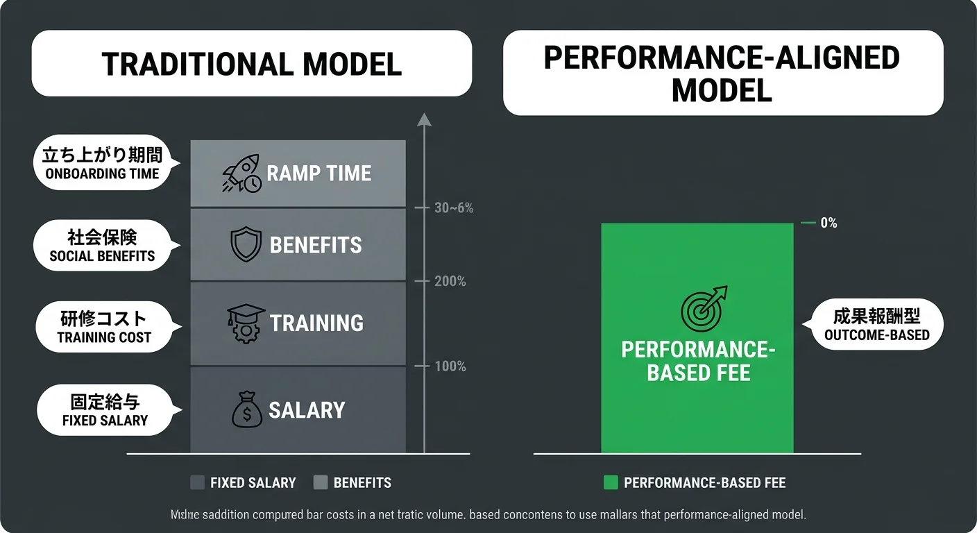 in-house billing hire cost structure versus specialist billing partner fee comparison