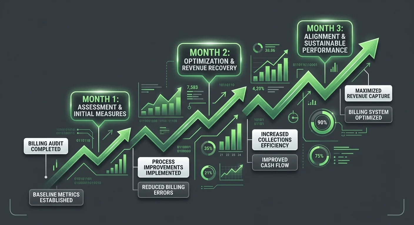 90 day chiropractic billing partner onboarding timeline with performance milestones